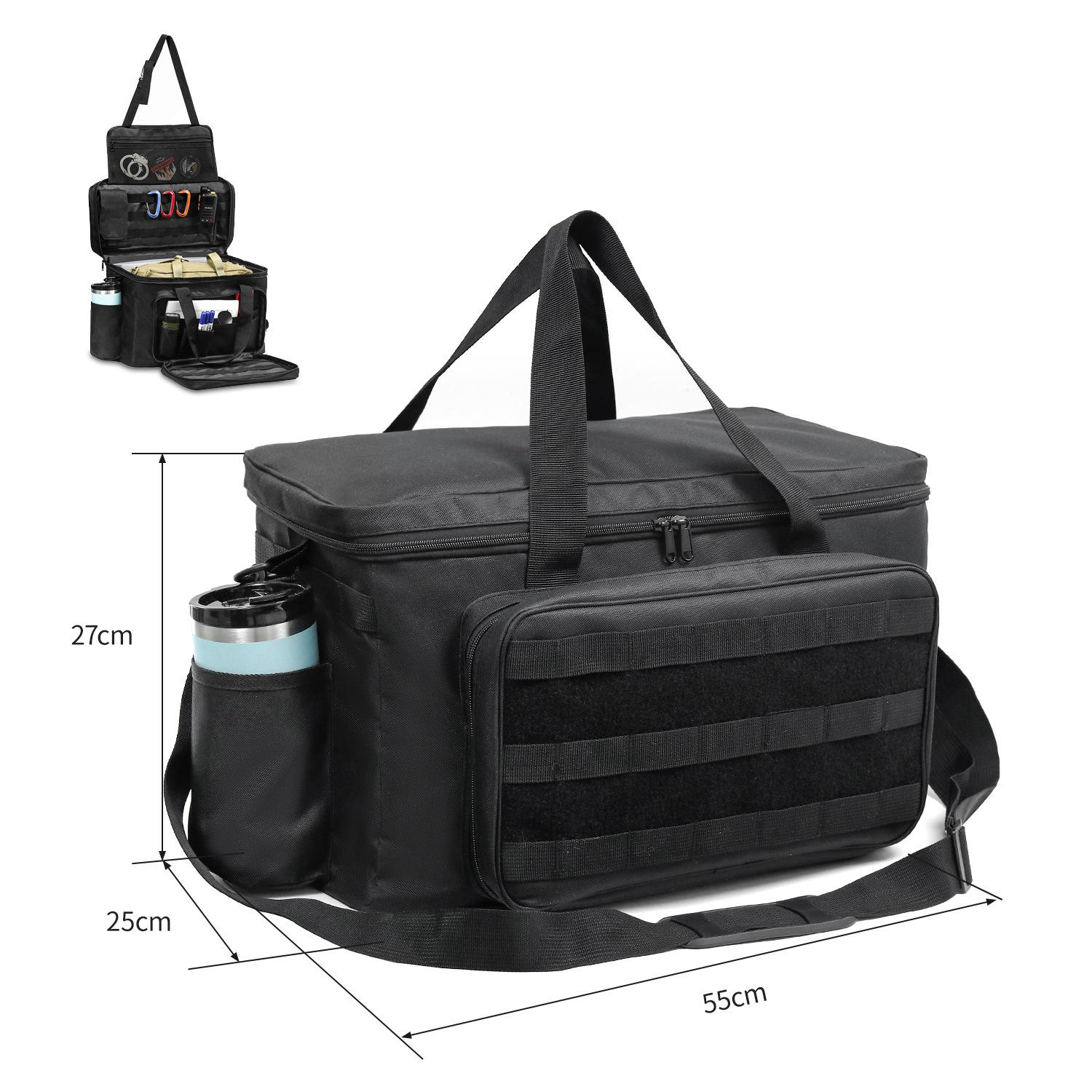 Wingman Law Patrol Bag - OEM Heavy Duty Car Front Seat Organizer